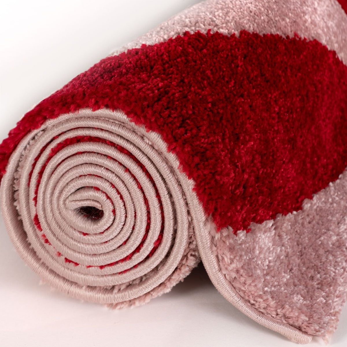Joli Wave Red & Pink Rug