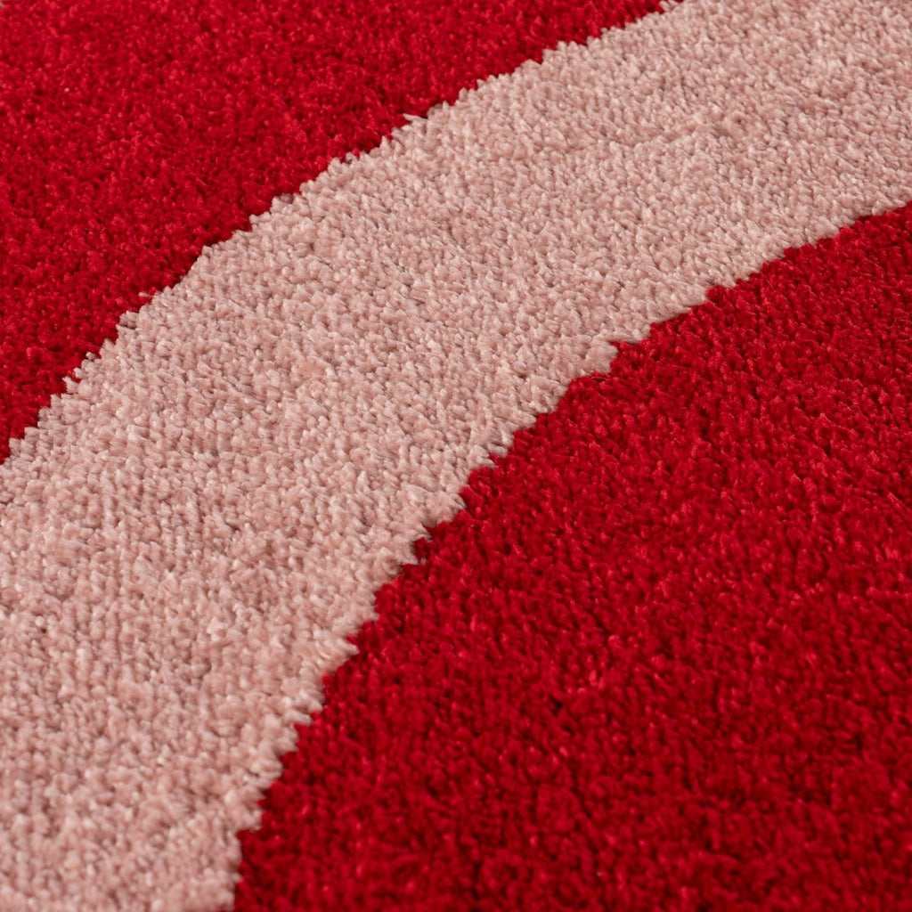 Joli Wave Red & Pink Rug – MOOAZAA
