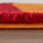 Joli Wave Red & Orange Rug