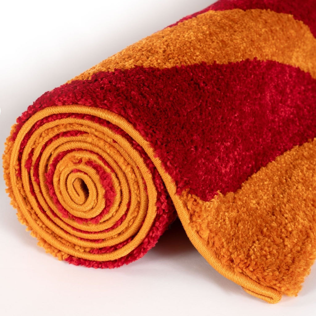 Joli Wave Red & Orange Rug