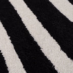 Joli Striped Black & White Rug