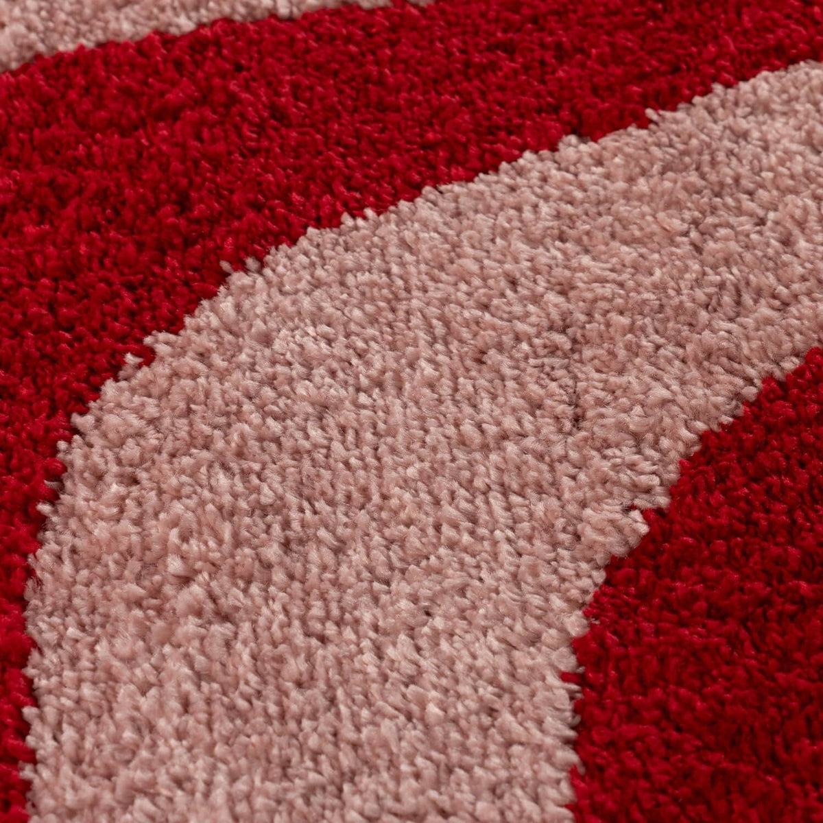 Joli Striped Red & Pink Rug