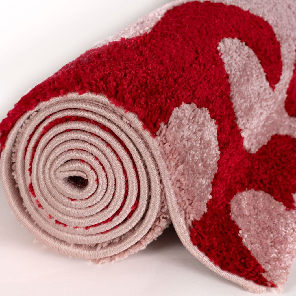 Joli Doodle Red & Pink Rug