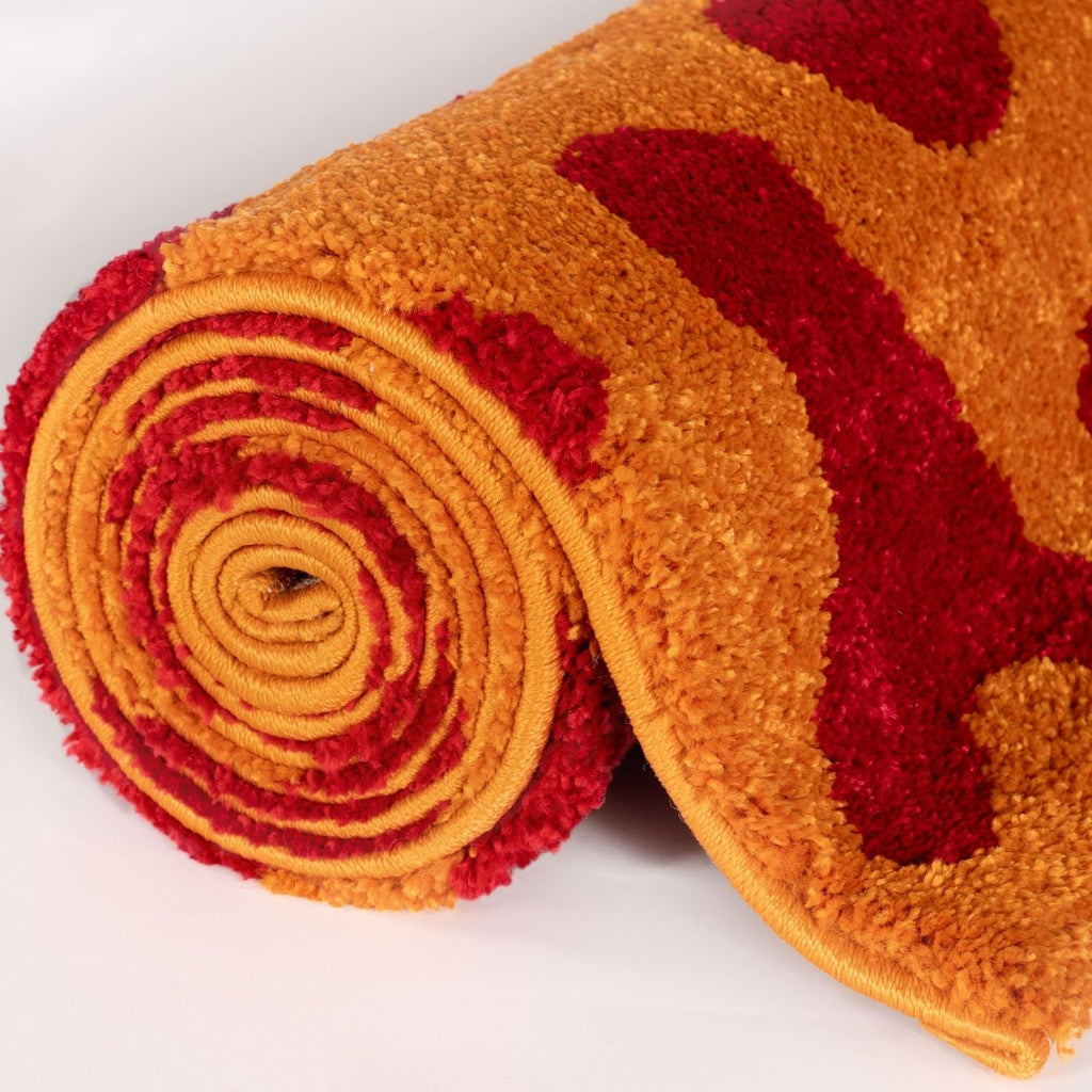 Joli Doodle Red & Orange Rug