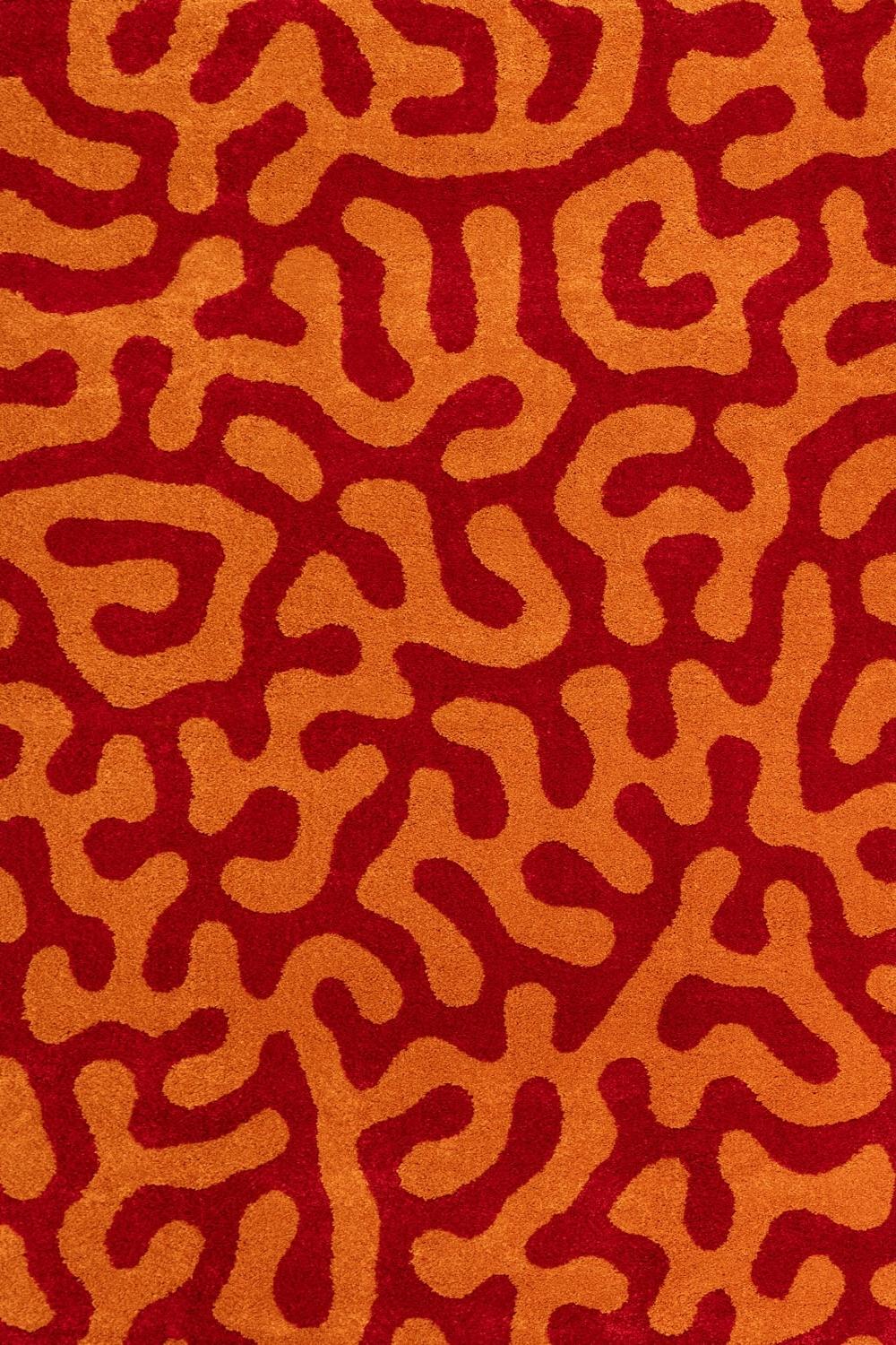 Joli Doodle Red & Orange Rug