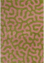 Joli Doodle Green & Pink Rug