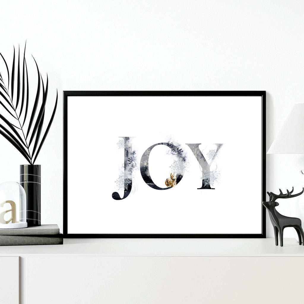 Xmas decor for door wall art print