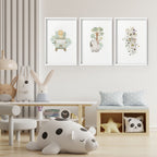 Kids Prints for Bedroom | Jungle Nursery Set of 3