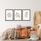 Kids Prints for Bedroom | Jungle Nursery Set of 3