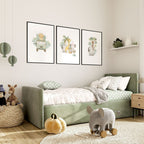 Kids Prints for Bedroom | Jungle Nursery Set of 3