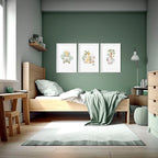 Kids Prints for Bedroom | Jungle Nursery Set of 3