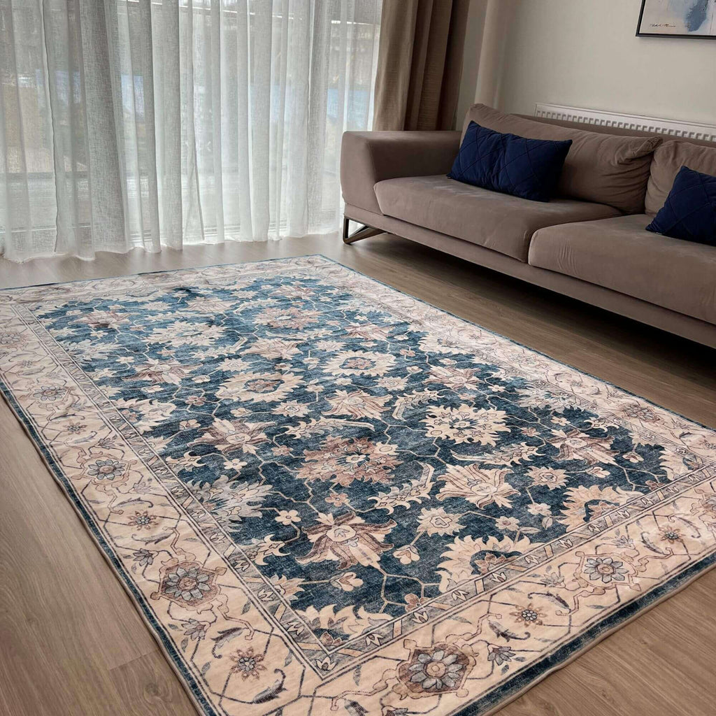 Jurdar Vintage Washable Rug - MOOAZAA