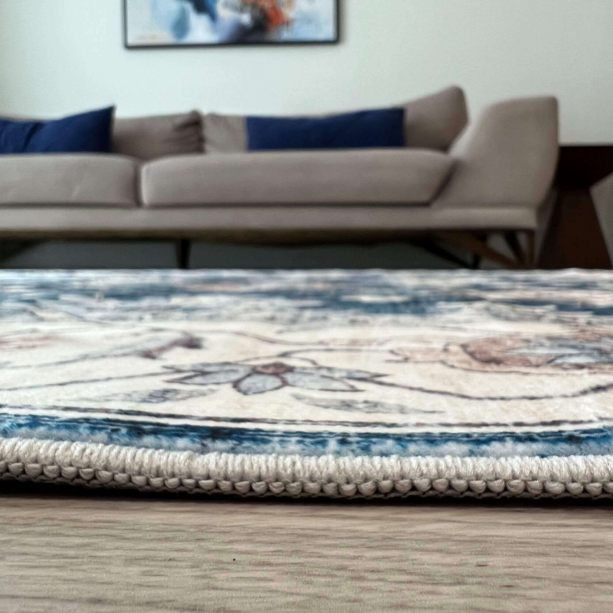 Jurdar Vintage Washable Rug - MOOAZAA