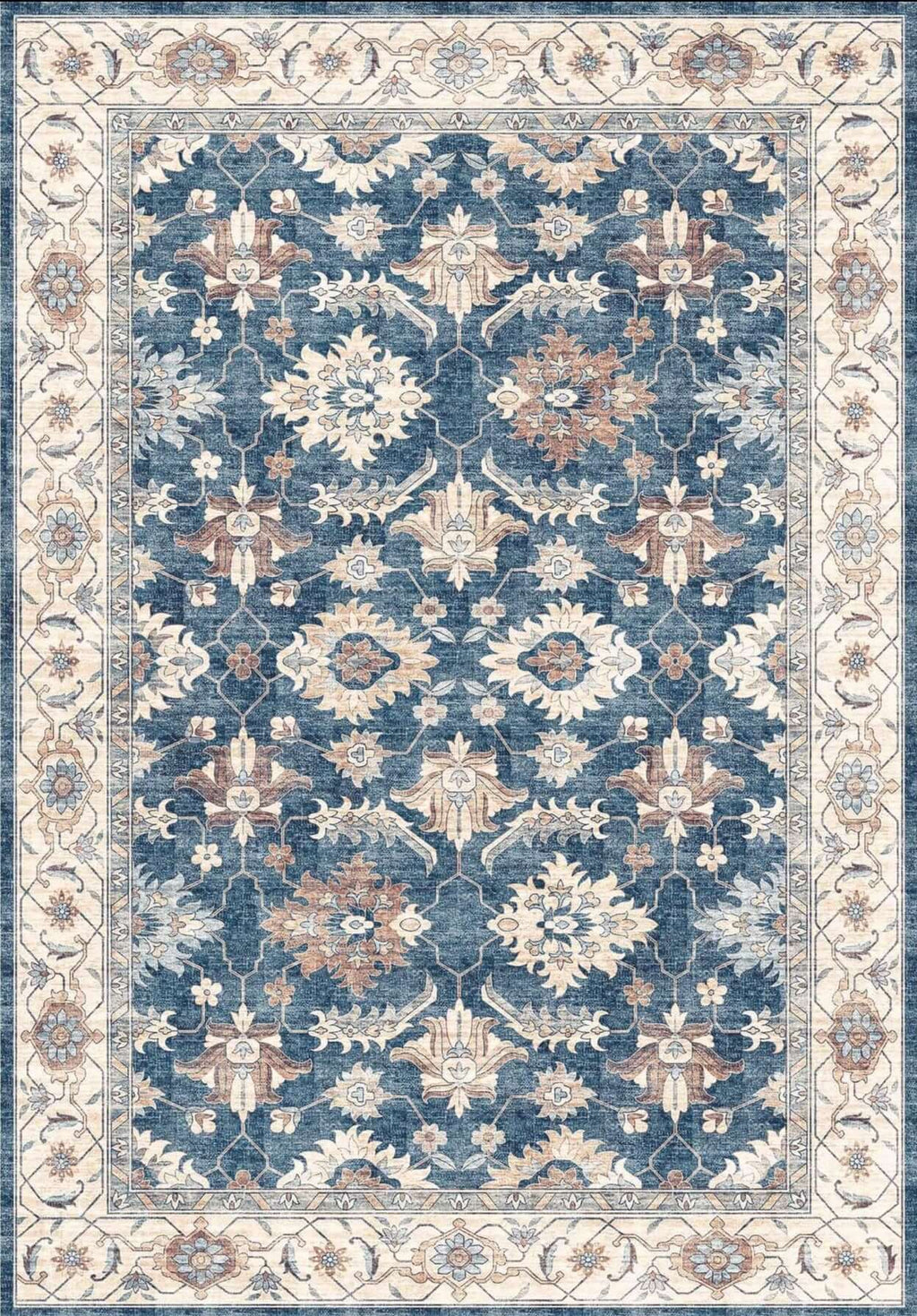 Jurdar Vintage Washable Rug - MOOAZAA