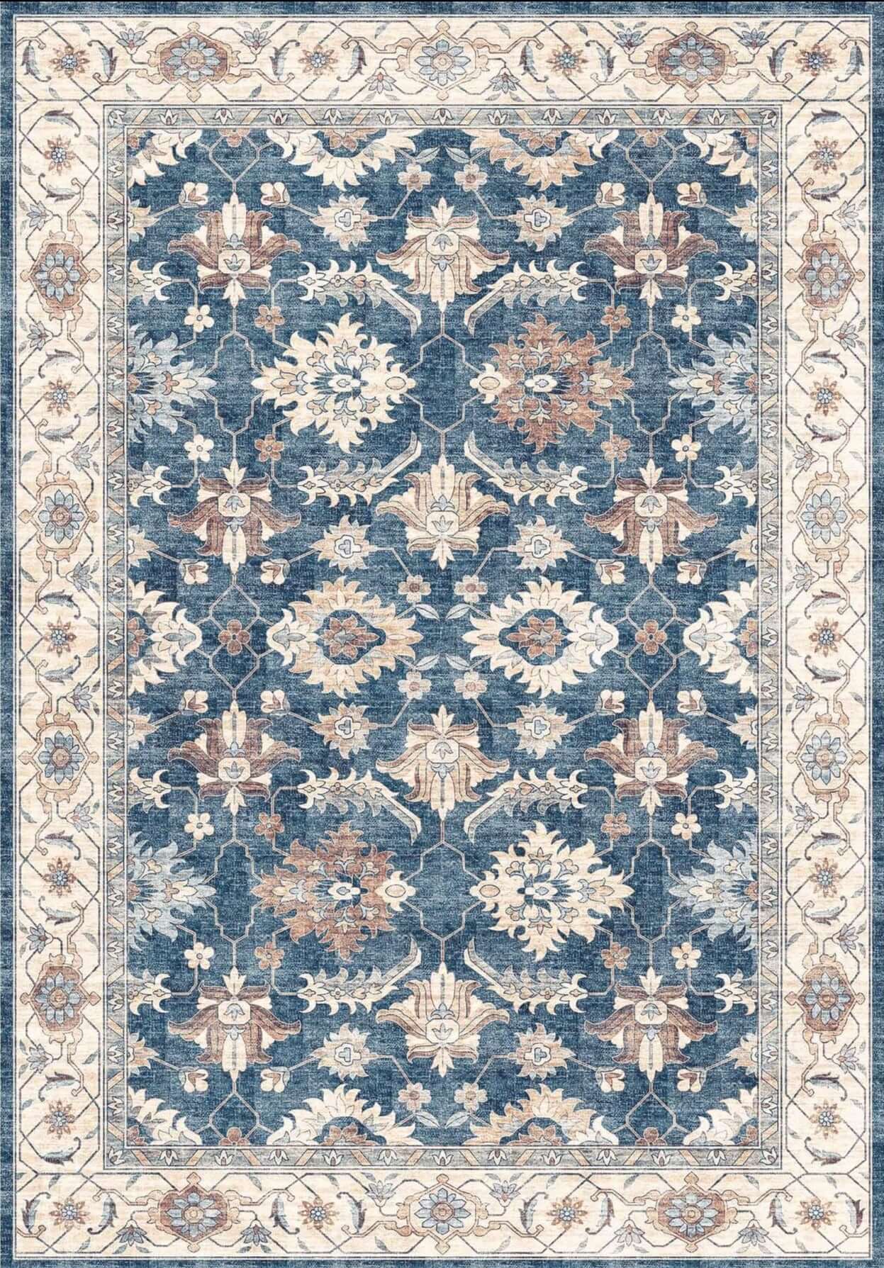 Jurdar Vintage Washable Rug - MOOAZAA