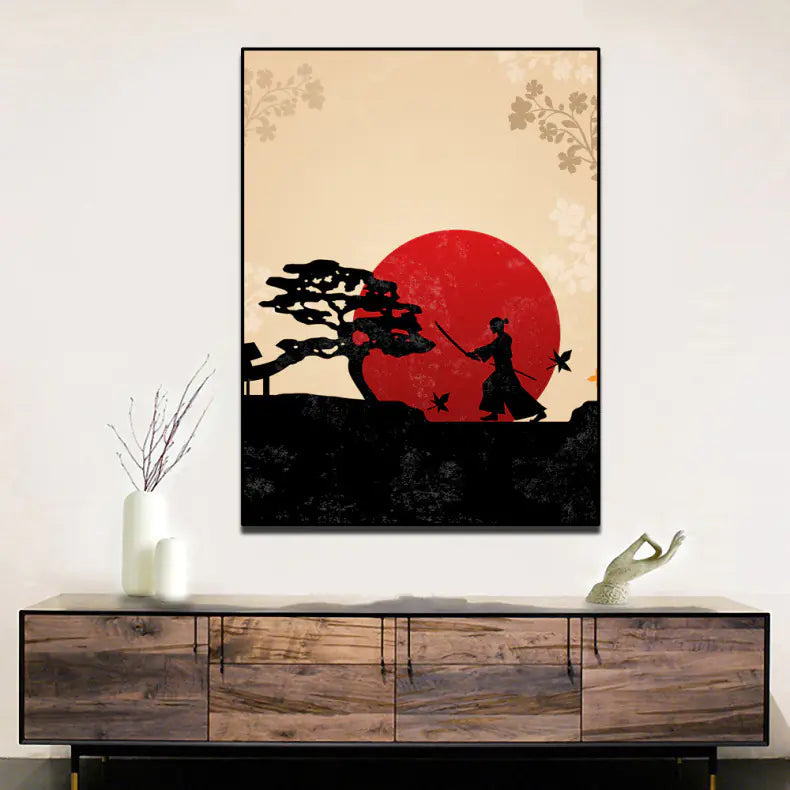 Japanese Style Landscape Wall Art Print – Architectural Design