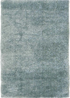 Lagom Duck Egg Blue Shaggy Rug - MOOAZAA