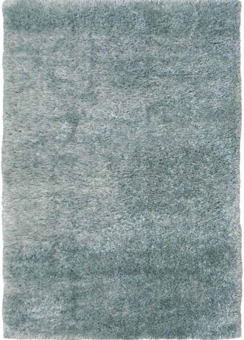 Lagom Duck Egg Blue Shaggy Rug - MOOAZAA