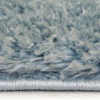 Lagom Duck Egg Blue Shaggy Rug - MOOAZAA