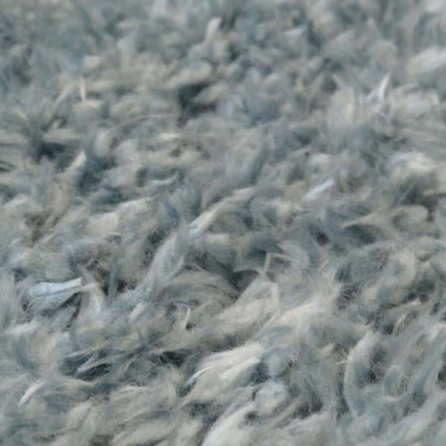 Lagom Duck Egg Blue Shaggy Rug - MOOAZAA
