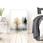 Landscape Canvas Wall Art | Set of 3 Asian Inspired Wall art Prints
