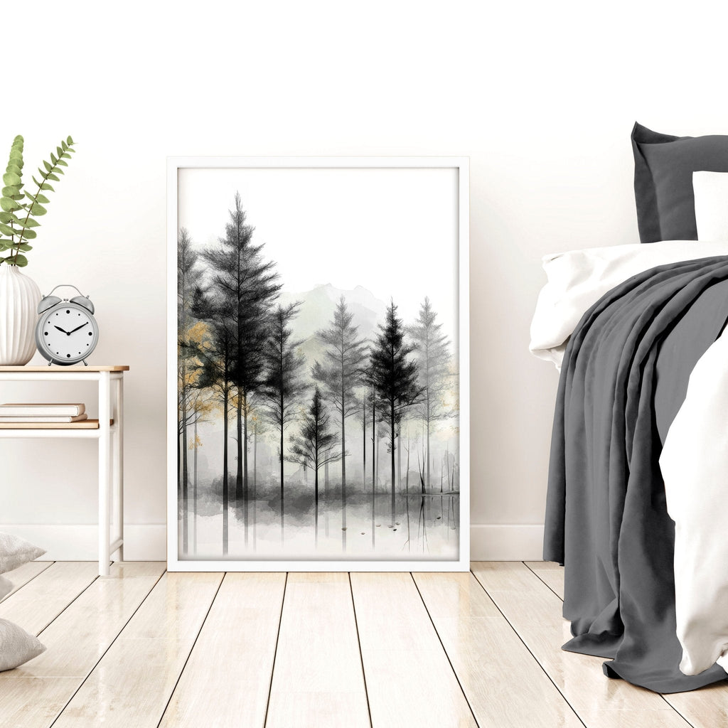 Landscape Canvas Wall Art | Set of 3 Asian Inspired Wall art Prints