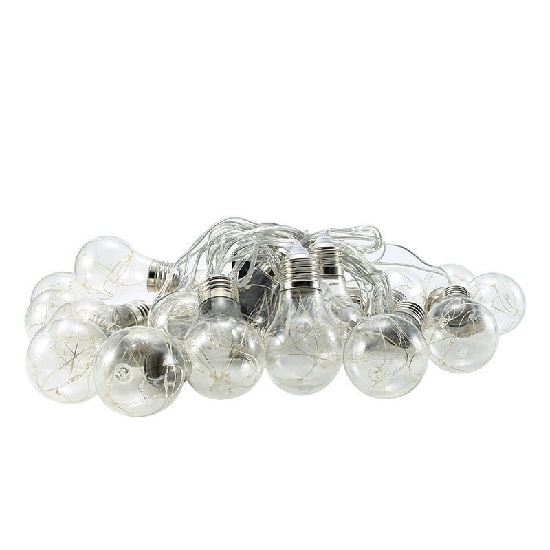 Lanterns Outdoor Garden, Solar energy, Waterproof LED Bulb Light String - MOOAZAA 