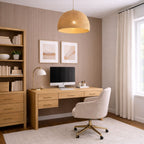 Large Fluted Wall Panels in Biscuit - 240cm x 60cm