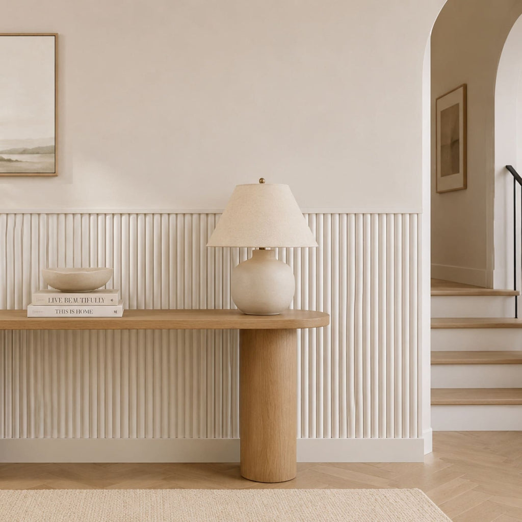 Large Fluted Wall Panels in DIY Primed - Ready To Paint - 240cm x 60cm
