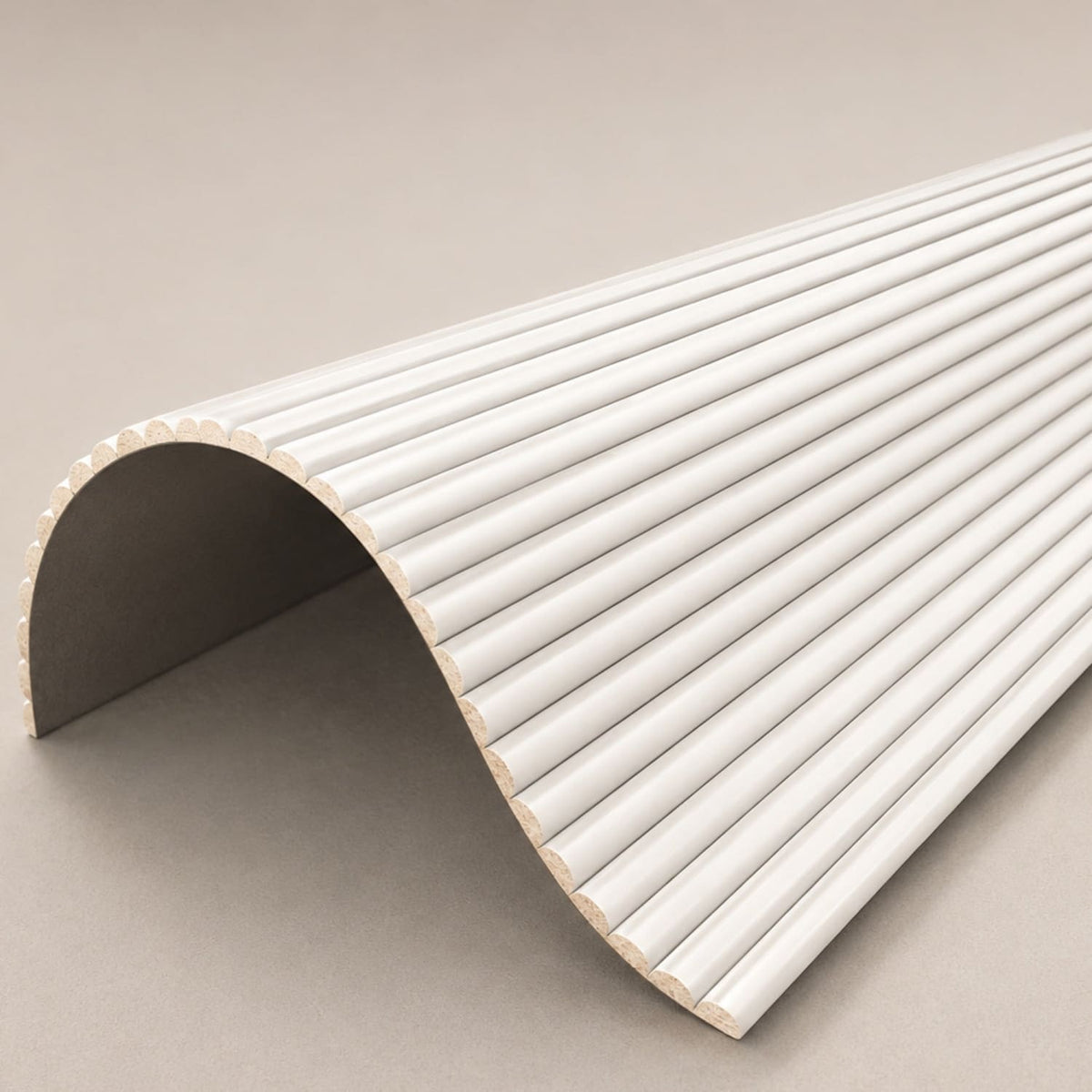 Large Fluted Wall Panels in DIY Primed - Ready To Paint - 240cm x 60cm