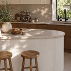 Large Fluted Wall Panels in DIY Primed - Ready To Paint - 240cm x 60cm