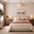 Large Fluted Wall Panels in Off White Scallop - 240cm x 60cm