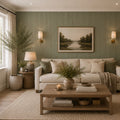 Large Fluted Wall Panels in Vintage Sage Green - 240cm x 60cm