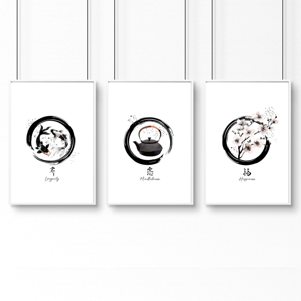Pictures for Living Room Wall | Set of 3 Prints
