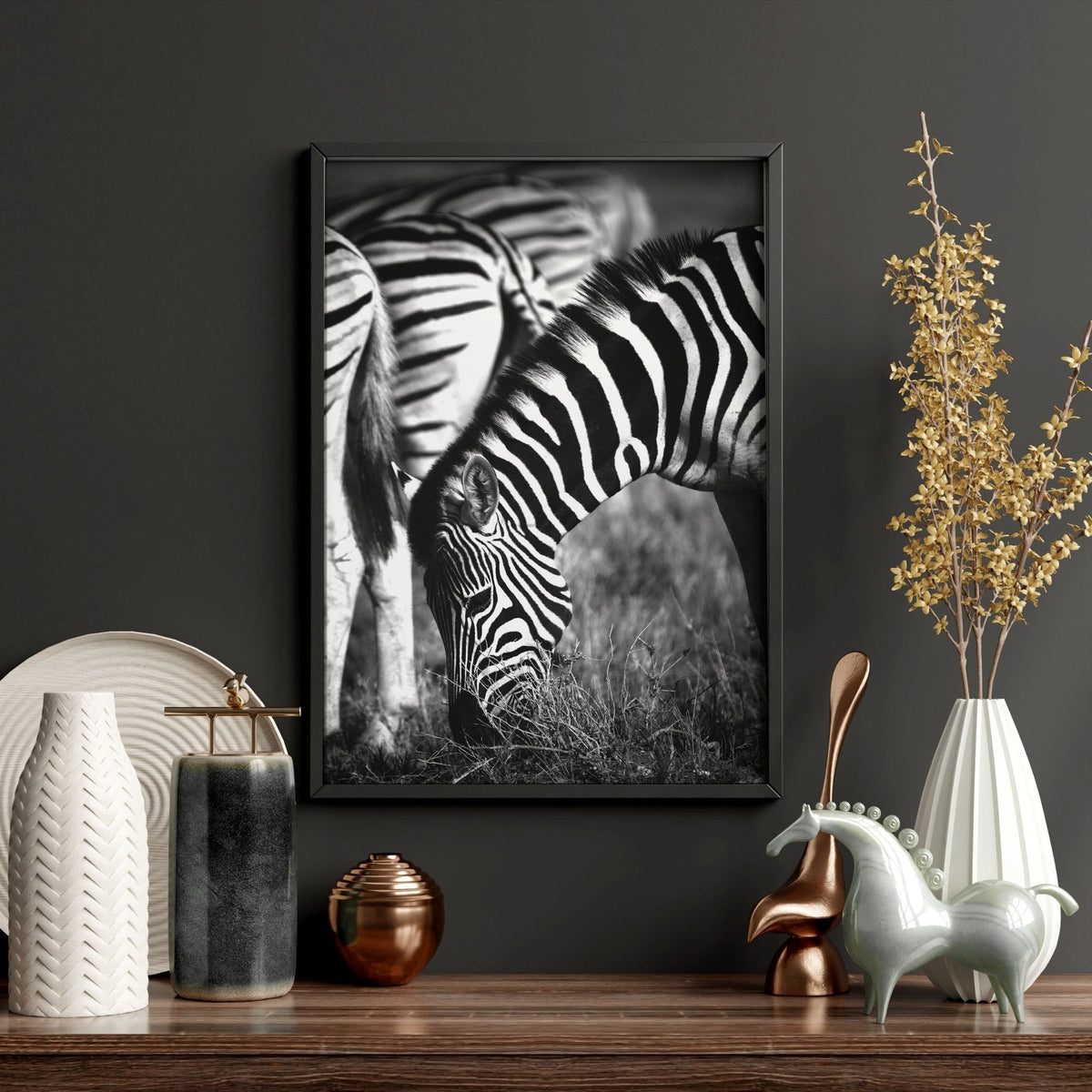 Large Picture Living Room | Set of 3 African Wildlife Wall art Prints