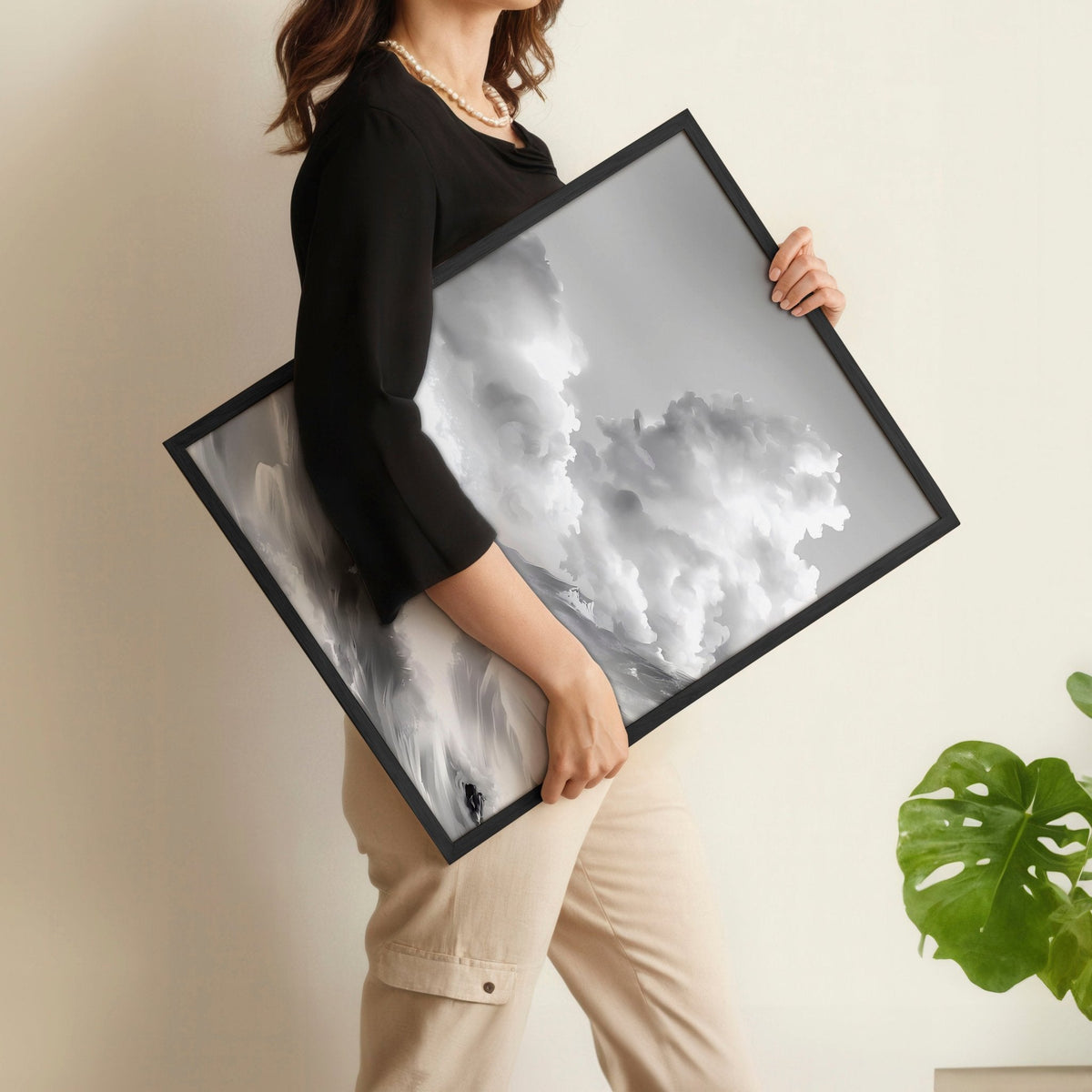Large Wall Art Canvases | Set of 3 Asian Inspired Wall art Prints