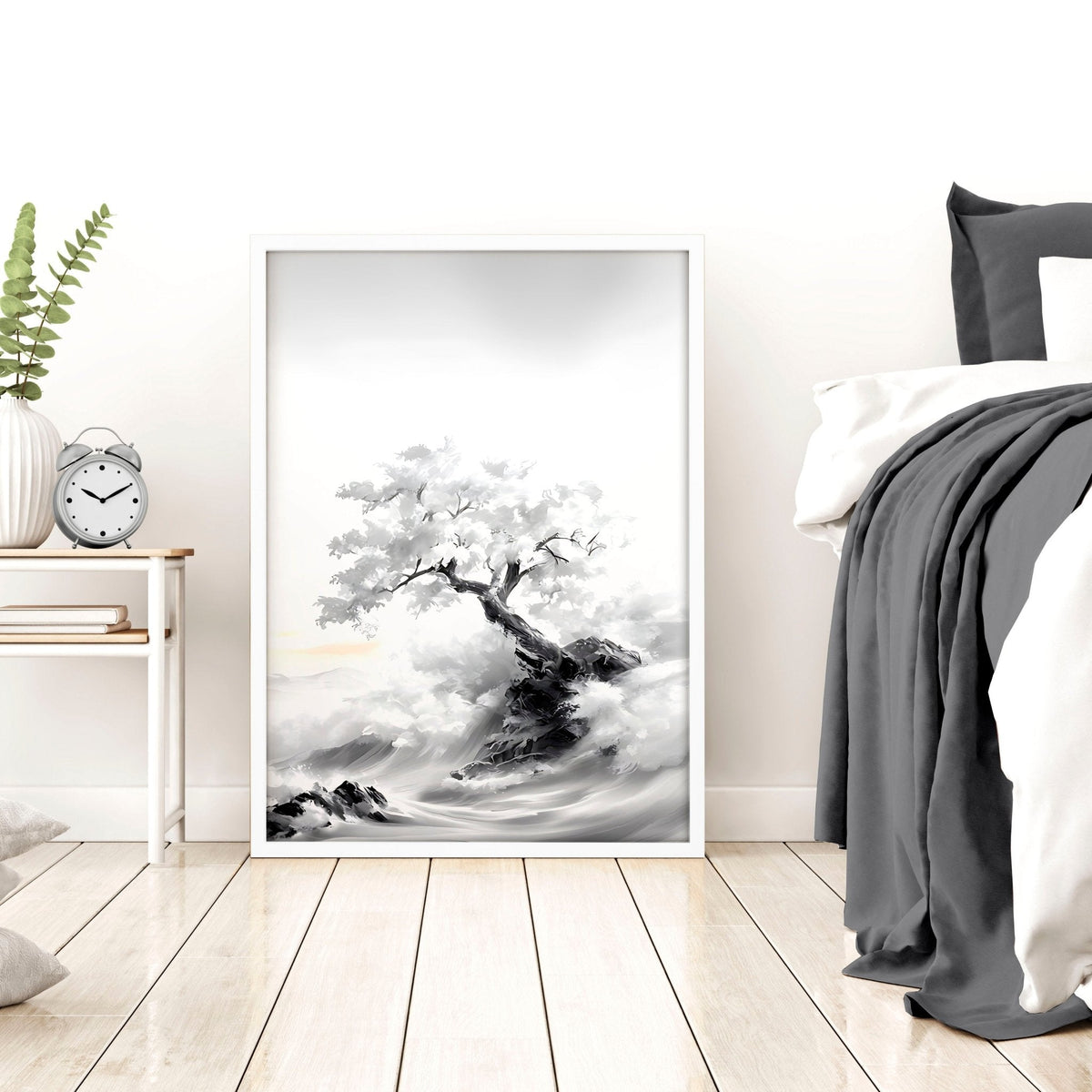 Large Wall Art Canvases | Set of 3 Asian Inspired Wall art Prints