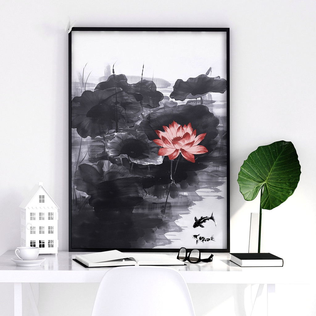 Poster Wall Art | Set of 3 Asian Inspired Prints