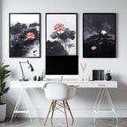 Poster Wall Art | Set of 3 Asian Inspired Prints