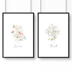 Laundry Room Posters | Set of 2 wall art prints