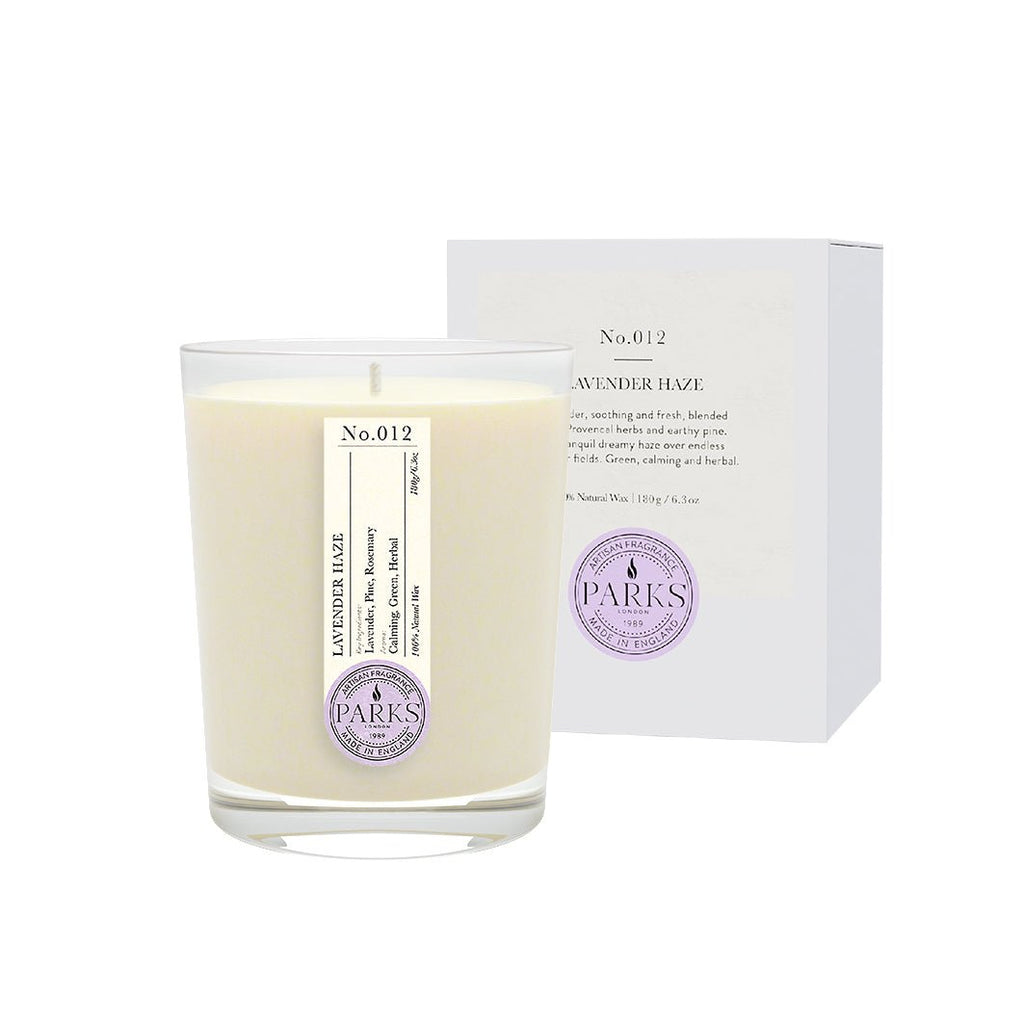 LAVENDER HAZE SCENTED CANDLE 180G - MOOAZAA