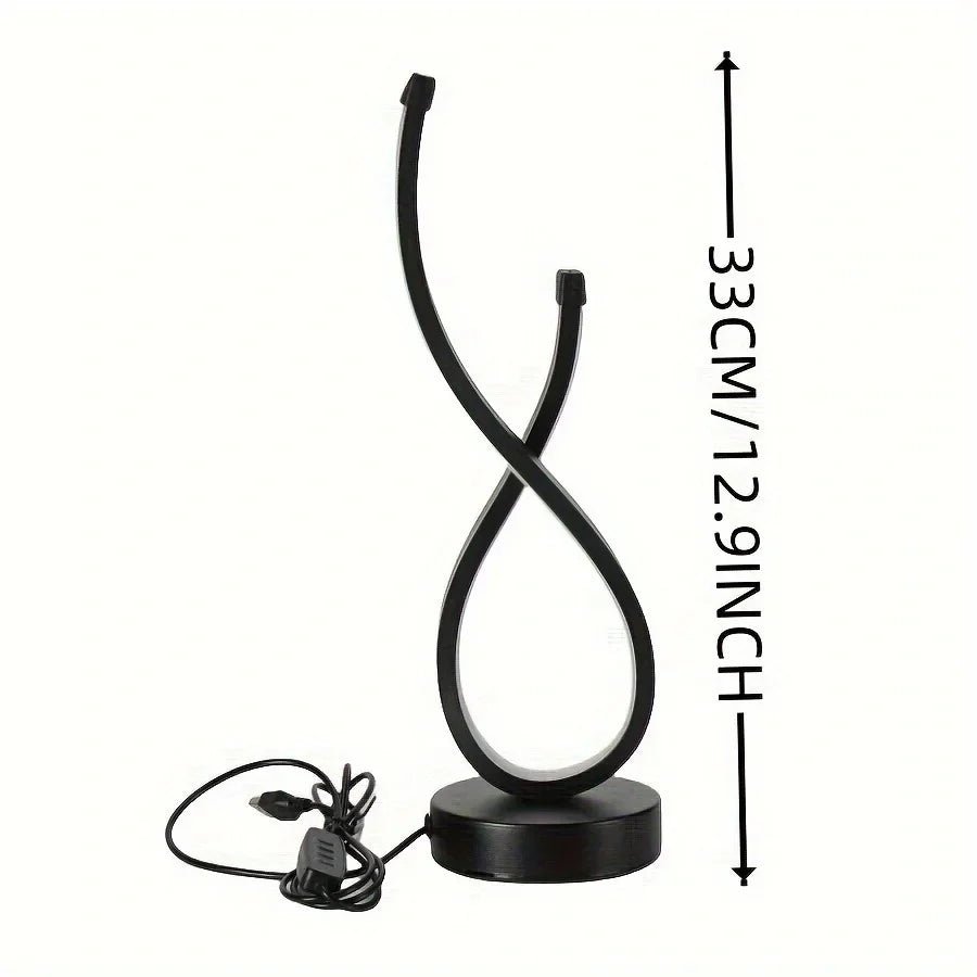 LED Table Lamp Bedroom Nightlight Creative Restaurant Coffee Shop Luminescent Decorative Table Lamp - MOOAZAA