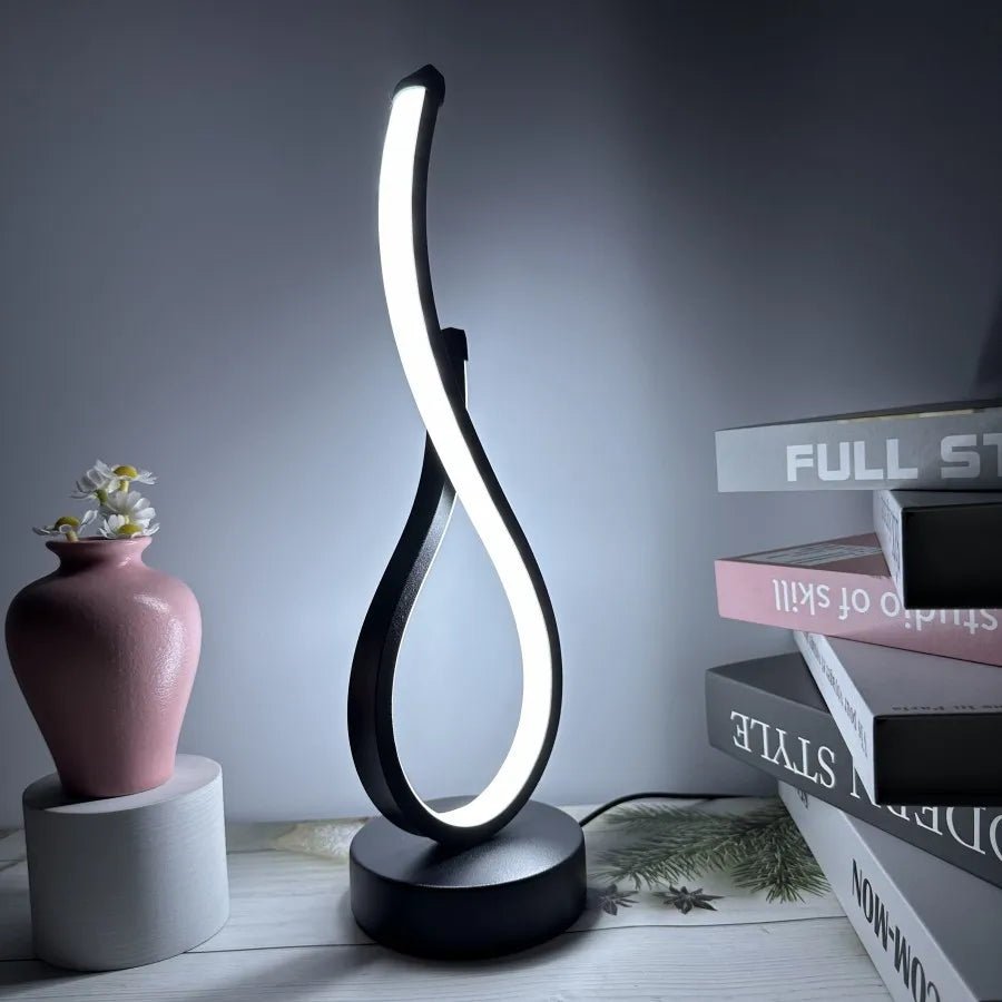 LED Table Lamp Bedroom Nightlight Creative Restaurant Coffee Shop Luminescent Decorative Table Lamp - MOOAZAA