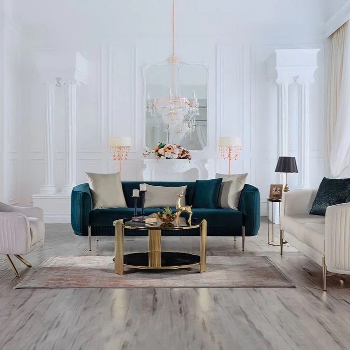 Lisbon Modern Sofas Velvet - MOOAZAA