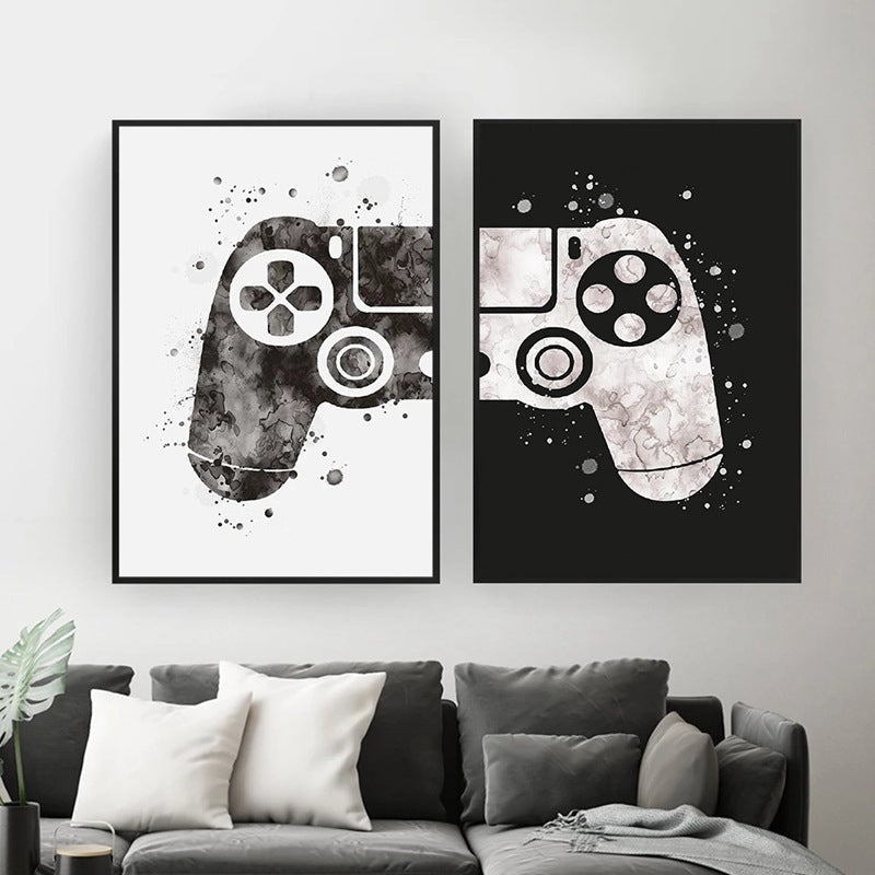 Living Room Bedroom Game Room Decorative Painting Canvas Painting - MOOAZAA