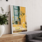 Living Room Canvases | Set of 2 Italian Lifestyle Wall art Prints