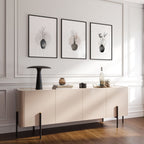 Living Room Prints Set of 3 | Neutral Japanese Wall Art