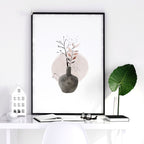 Living Room Prints Set of 3 | Neutral Japanese Wall Art