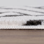 Loft Chevron Dark Grey Rug - MOOAZAA