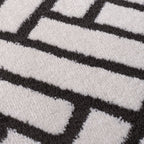 Loft Chevron Dark Grey Rug - MOOAZAA